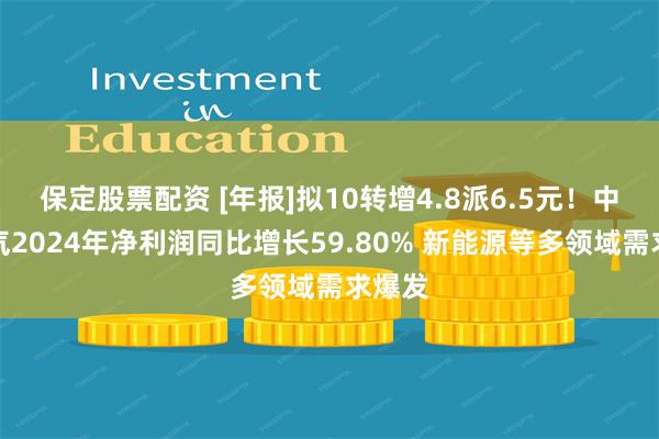 保定股票配资 [年报]拟10转增4.8派6.5元！中熔电气2024年净利润同比增长59.80% 新能源等多领域需求爆发